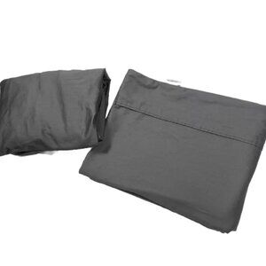 California Design Den TwinXL Sheets Set Gray Cotton EOKO-TEX Bedding Fitted Flat